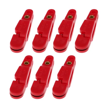 

7 Pieces Snap Trolling Release Clips for Planer Board Offshore Downrigger In Rings