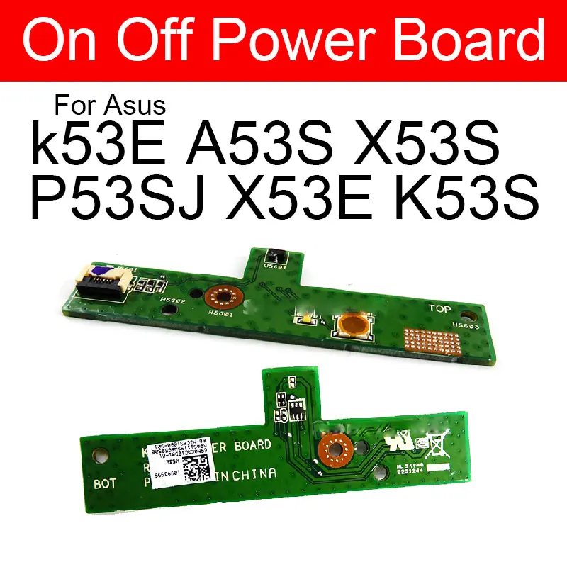 Power Button Flex Cable Board For Asus K53E A53S X53S P53SJ X53E K53S Switch On Off Key Side Ribbon Replacement Repair | Компьютеры и
