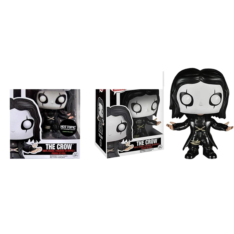 Funko Pop фильмы: ворона 25th Юбилей светится в темноте Горячая тема эксклюзивные