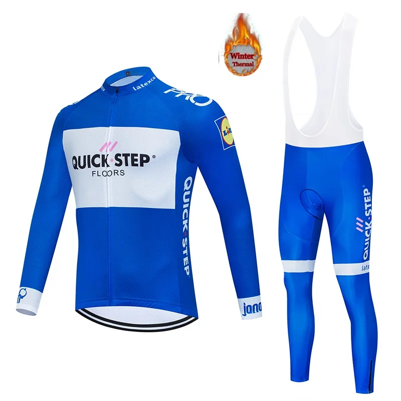2019 Pro Team QUICK STEP Велоспорт Джерси 9D нагрудник набор Бельгийская велосипедная