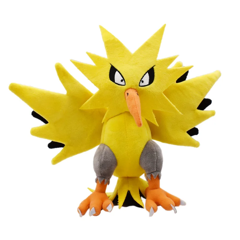 22-28 см Ho-oh Peluche Zapdos Articuno Moltres Ho-oh блестящие плюшевые куклы игрушки животные мягкие чучела PP хлопковые куклы детские рождественские подарки - Цвет: 22cm Zapdos