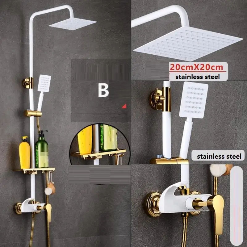 Version R Doccia Salle Bain черная электрическая панель Colonne De Douche Torneira Lavabo Ducha Chuveiro Do Banheiro душевой набор - Цвет: Version R