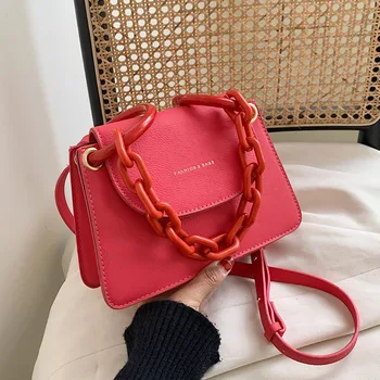 

Simple Style Vintage Leather Crossbody Bags For Women 2020 Lock Luxury Shoulder Messenger Bag Female Travel Handbags and Purses