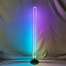  Modern LED Floor Lamps Minimalist RGB Standing Lamps for Livingroom Bedroom Home Decor Remote Control Floor Lights 