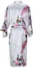 Robe de mariée en Satin de soie pour demoiselle d'honneur, peignoir Floral, Kimono court, Robe de nuit, Robe de bain, à la mode, pour femmes