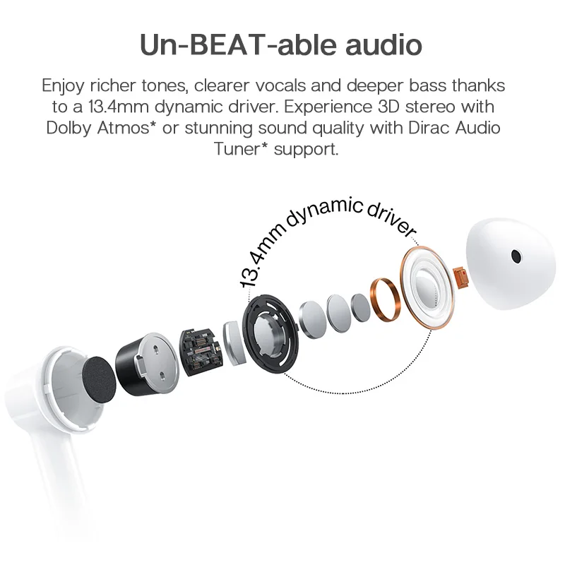 Global Version OnePlus Buds TWS Wireless Bluetooth 5.0 Earphone Environmental Noise Cancellation for Oneplus 7 Pro 7t 8 Pro Nord