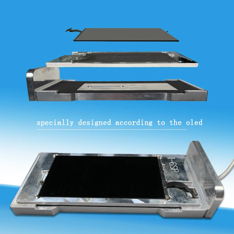 

Sameking lcd refurbish polarizer base mold glue remover base for iphone