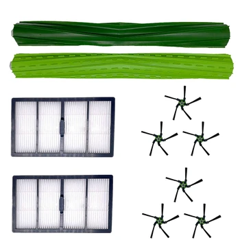 

1Pair Main Brush & 2Pcs Hepa& 6Pcs Side Brush for IRobot Roomba S Series S9 S9+ Vacuum Cleaner Parts