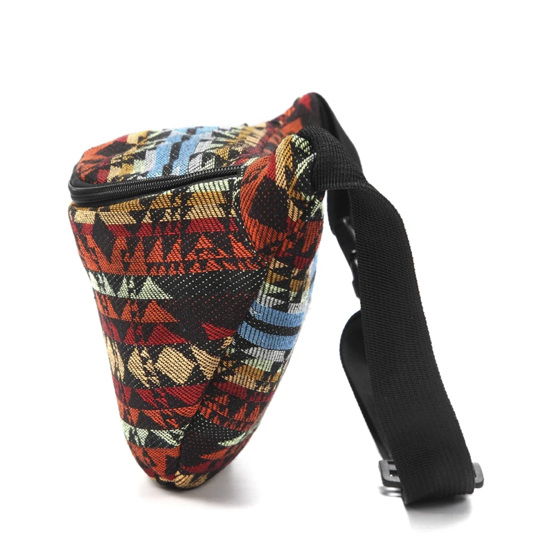 Annmouler модная Женская поясная сумка большой емкости, поясная сумка без рук, тканевая нагрудная сумка, регулируемый чехол для телефона