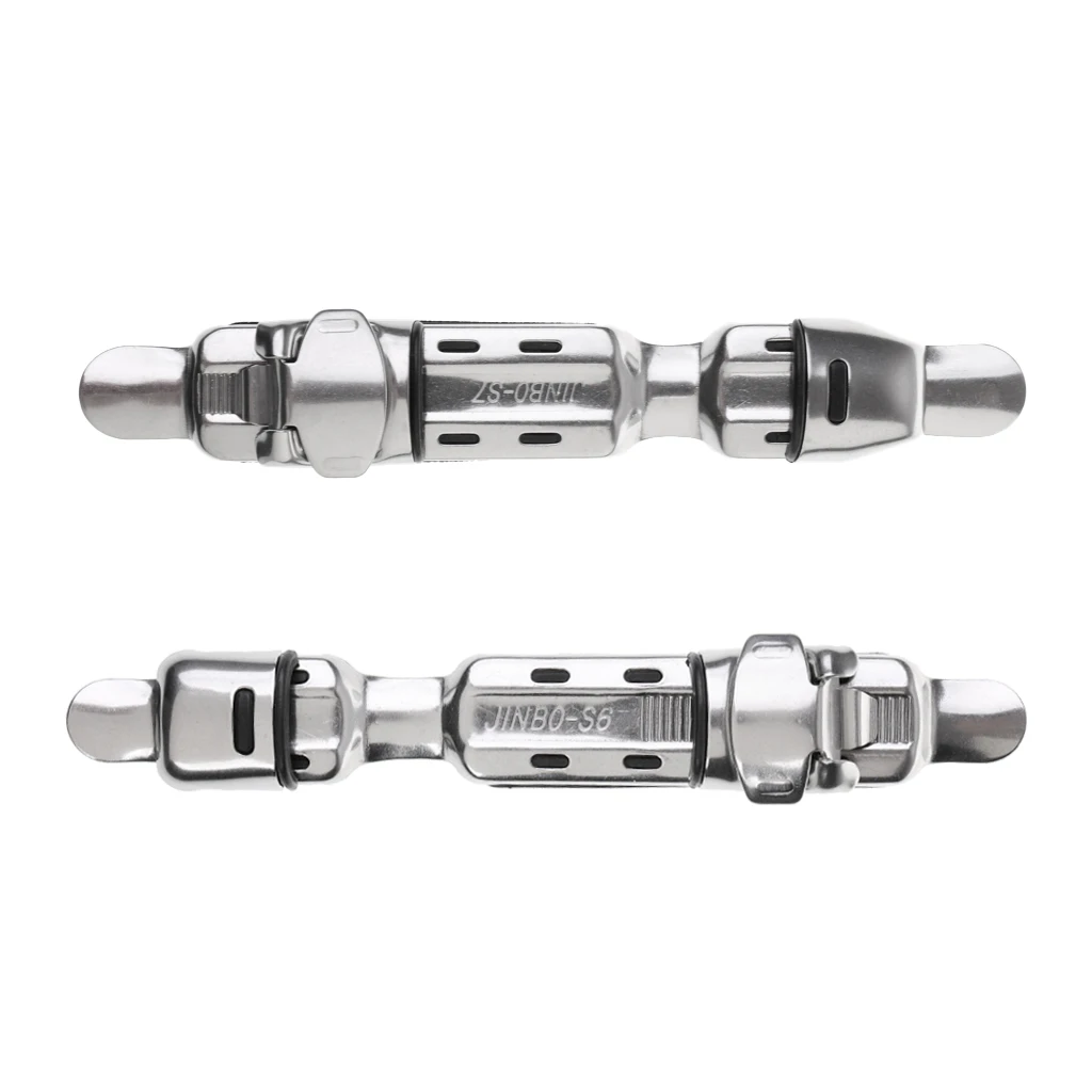 2Pcs Stainless Steel Fishing Reel Seat Deck Fishing Wheel Rod Clip Tackle Resistance to Impact and Corrosion