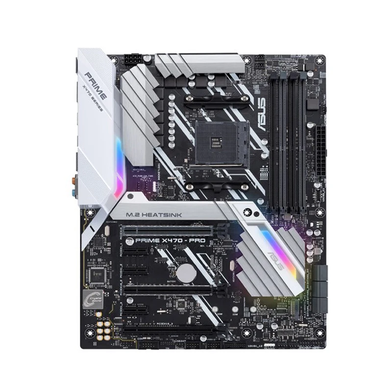 ASUS PRIME X470-PRO Настольная компьютерная игровая плата X470 разъем AM4 DDR4 USB3.1 64G HDMI M.2 используется настольная материнская плата