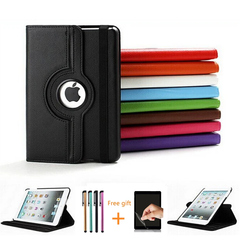 Для Apple iPad Mini 4 чехол 360 Вращающийся умный для планшета Mini4 PU кожаный защитный с