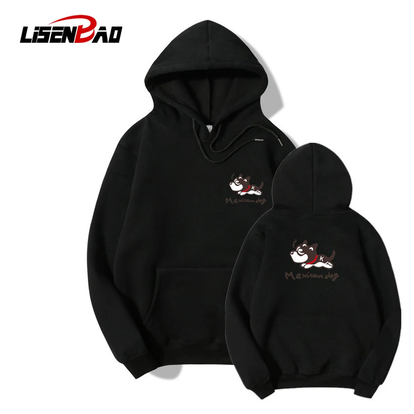 

2019 Men/Women Dog Print Sportswear Hoodies Male Hip Hop Fleece Long Sleeve Hoodie Slim Fit Sweatshirt Hoodies Men Plus Size