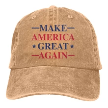 Толстовки с надписью «Make America Great Again» США Casquette натуральный унисекс Мужские Женские джинсовые Strapback Бейсбол Кепки регулируемые клюшки для гольфа шляпа для папы