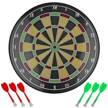 

Magnetic Dart Board Game with 6 Darts Safe Dart Game Set Indoor Outdoor Games for Family Kids Super Suction for Magnet Dartboard