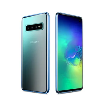 

360 Full Coverage Tempered Glass case Magnetic Adsorption case for Samsung Galaxy S9 S10E S10 PLUS