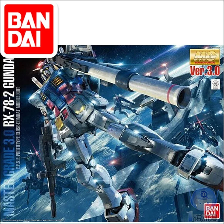 Оригинальная модель Gundam MG 1/100 от Japaness RX-78-2 Ver.3.0 мобильный костюм один год войн