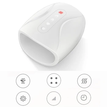 

Heated Hand Massager Pressure Therapy Physiotherapy Equipment Hand Care Relax Tools Home Use Massage Finger Spa