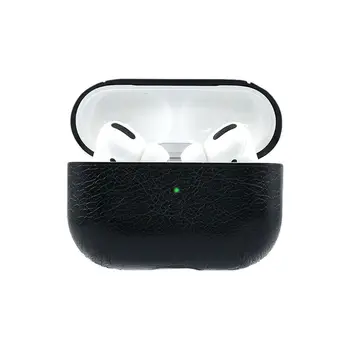 

Hard Protective Case PU Leather Cover Shockproof Shell Protector for Airpods Pro