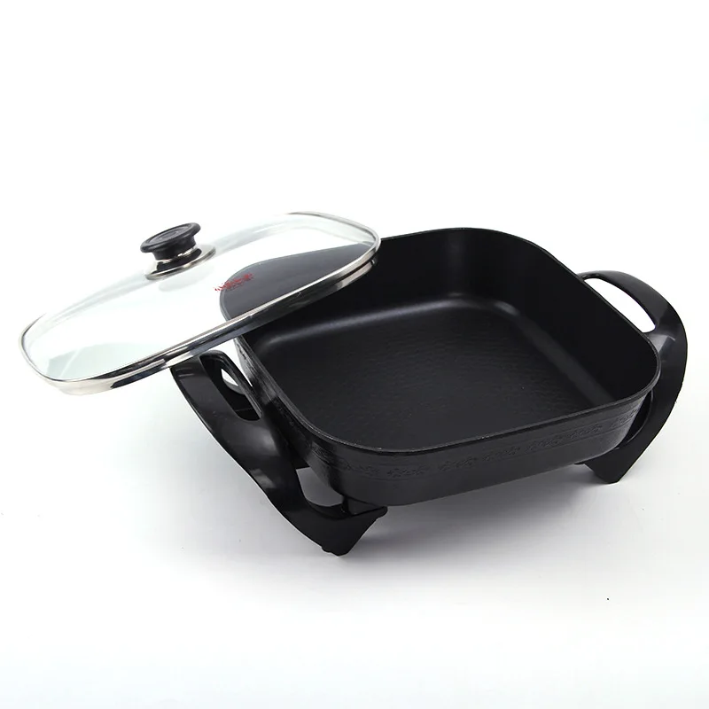 

Manufacturers Direct Selling Korean Style Multi-functional Electric Hot Pot Black And White with Pattern 3-4 People 6L Circle Ho