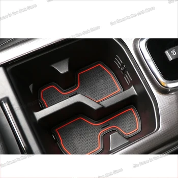 

lsrtw2017 latex car cup mat door slot mat for renault koleos 2016 2017 2018 2019