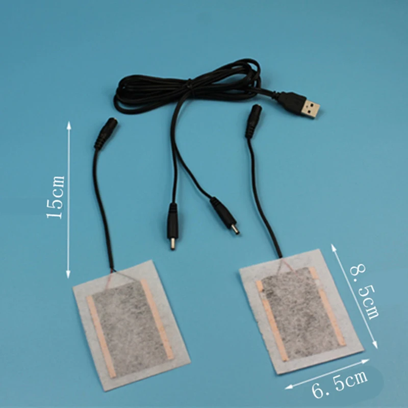 1 пара грелка для рук коврик USB углеродного волокна грелка для зимы Открытый Велоспорт Лыжный спорт рыболовное оборудование жар коврик