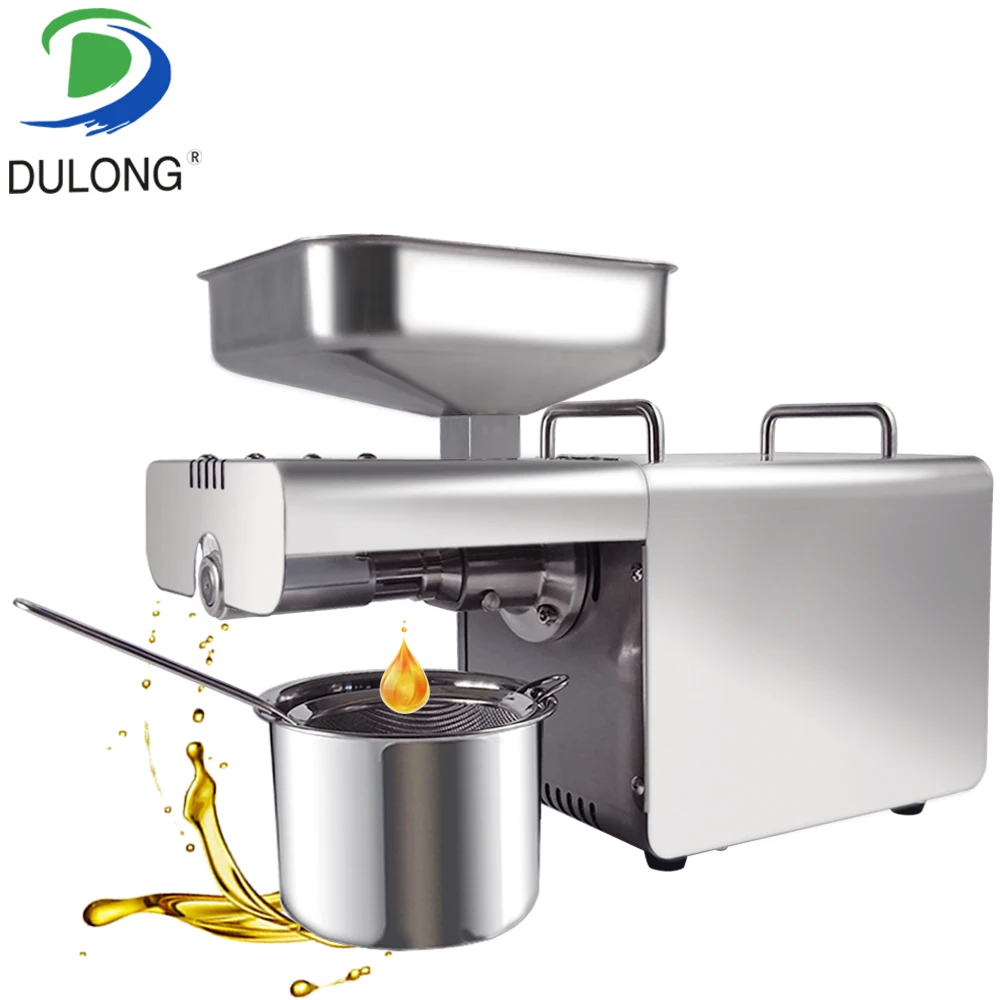 

Home Use Mini Oil Press Machine with Temperature Control High Oil Extraction Rate Stainless Steel Oil Extractor Peanut Coconut