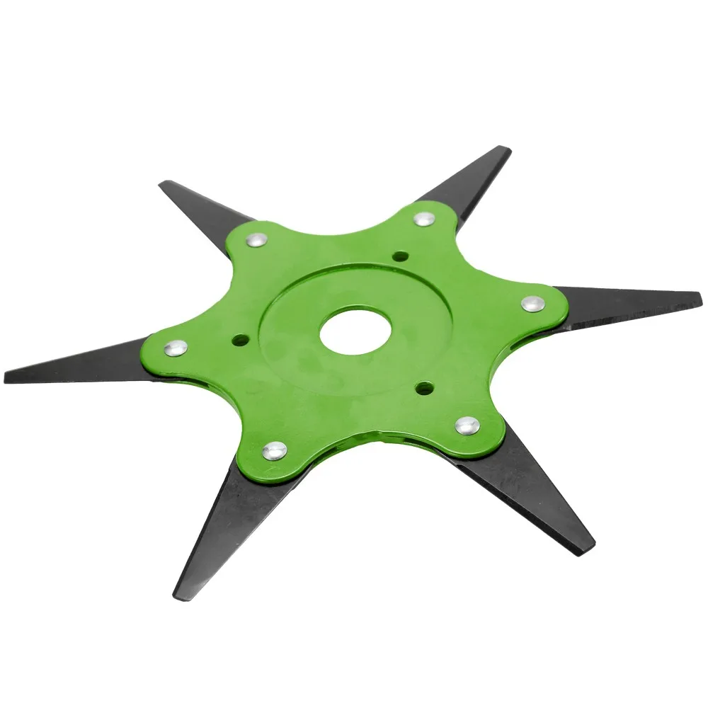 180 Degrees Rotatable Lawn Mower Blade Brush Cutter Universal Accessories Garden Grass Trimmer Blades with Double-sided Cutting 6 180 Degrees Rotatable Lawn Mower Blade Brush Cutter Universal Accessories Garden Grass Trimmer Blades with Double-sided Cutting 6