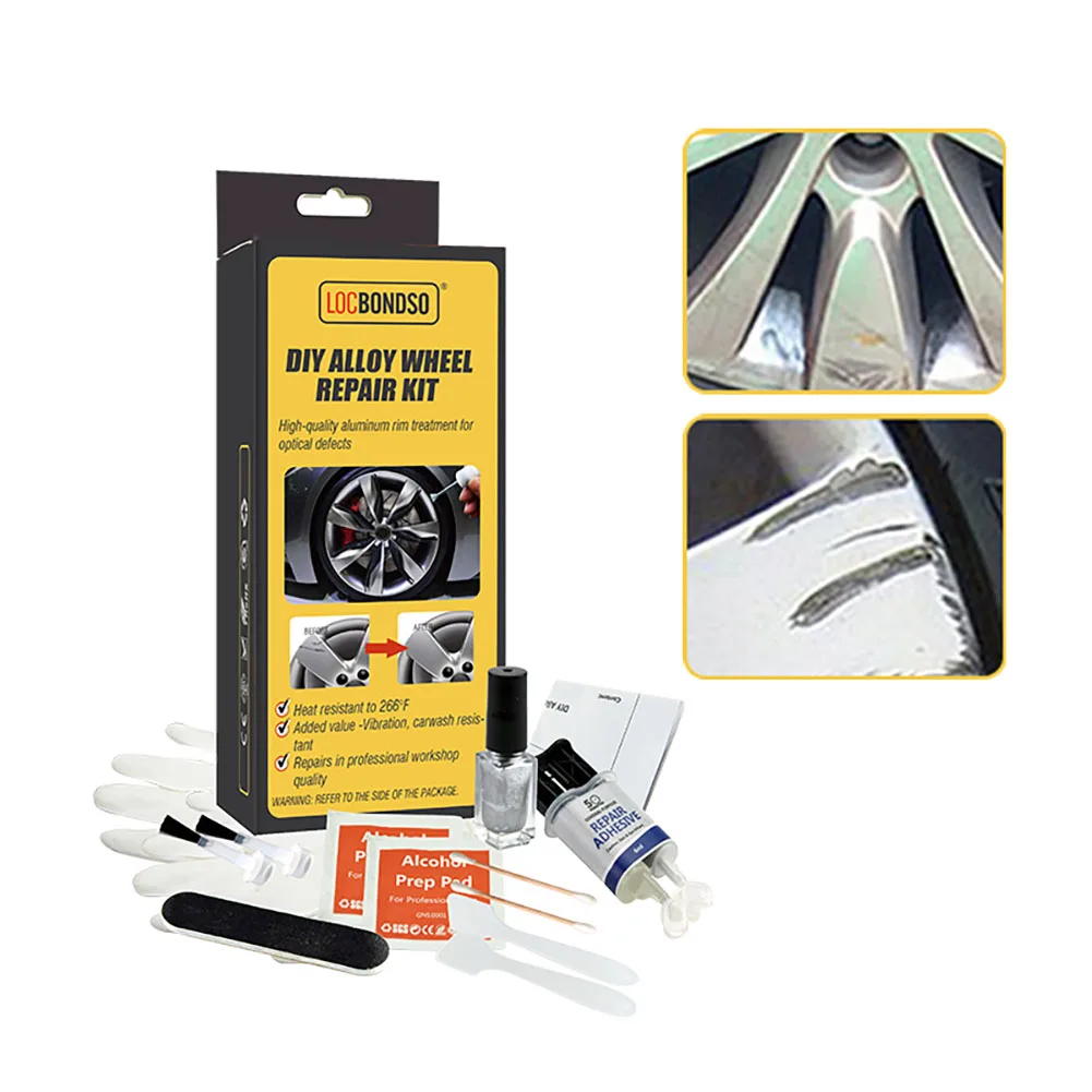 paint cleaner for car Aluminum Alloy Car Wheel Repair Kit Washable Auto Wheel Rim Repair Tool Set Dent Scratch Restore Alloy Wheel Rims windex on car paint