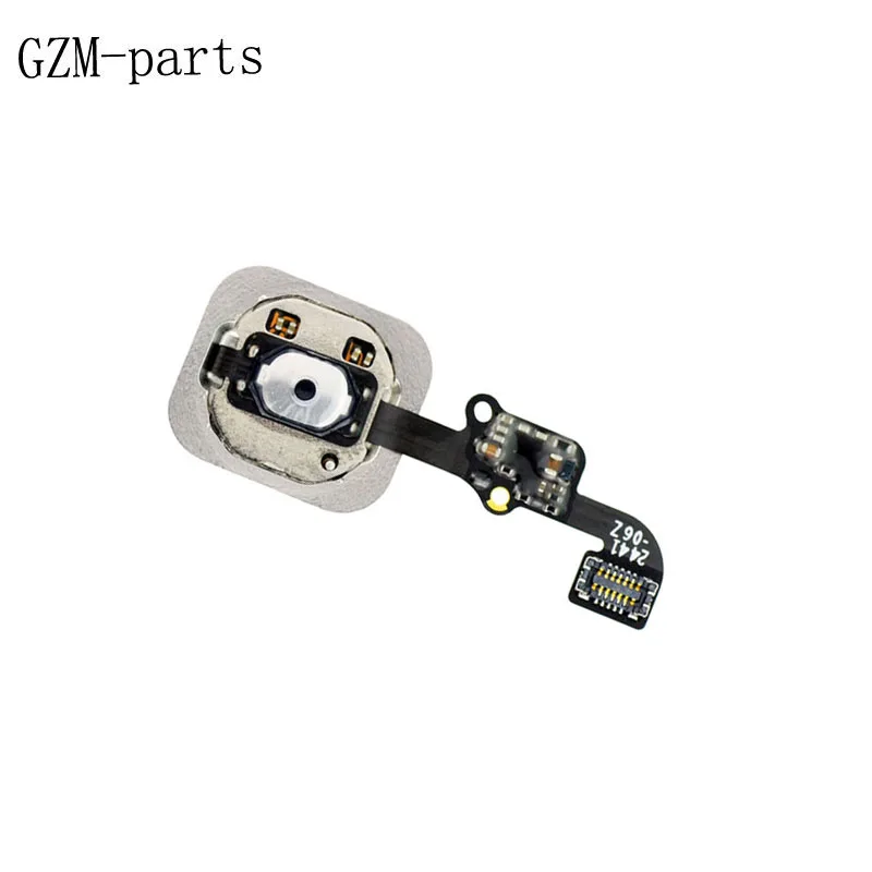 GZM-parts, 1 штука, кнопка «домой», гибкий шлейф для iPhone 6, 6 p, 6s, 7, 8 Plus, кнопка возврата домой, со шлейфом, без сенсорного ID, отпечатка пальца