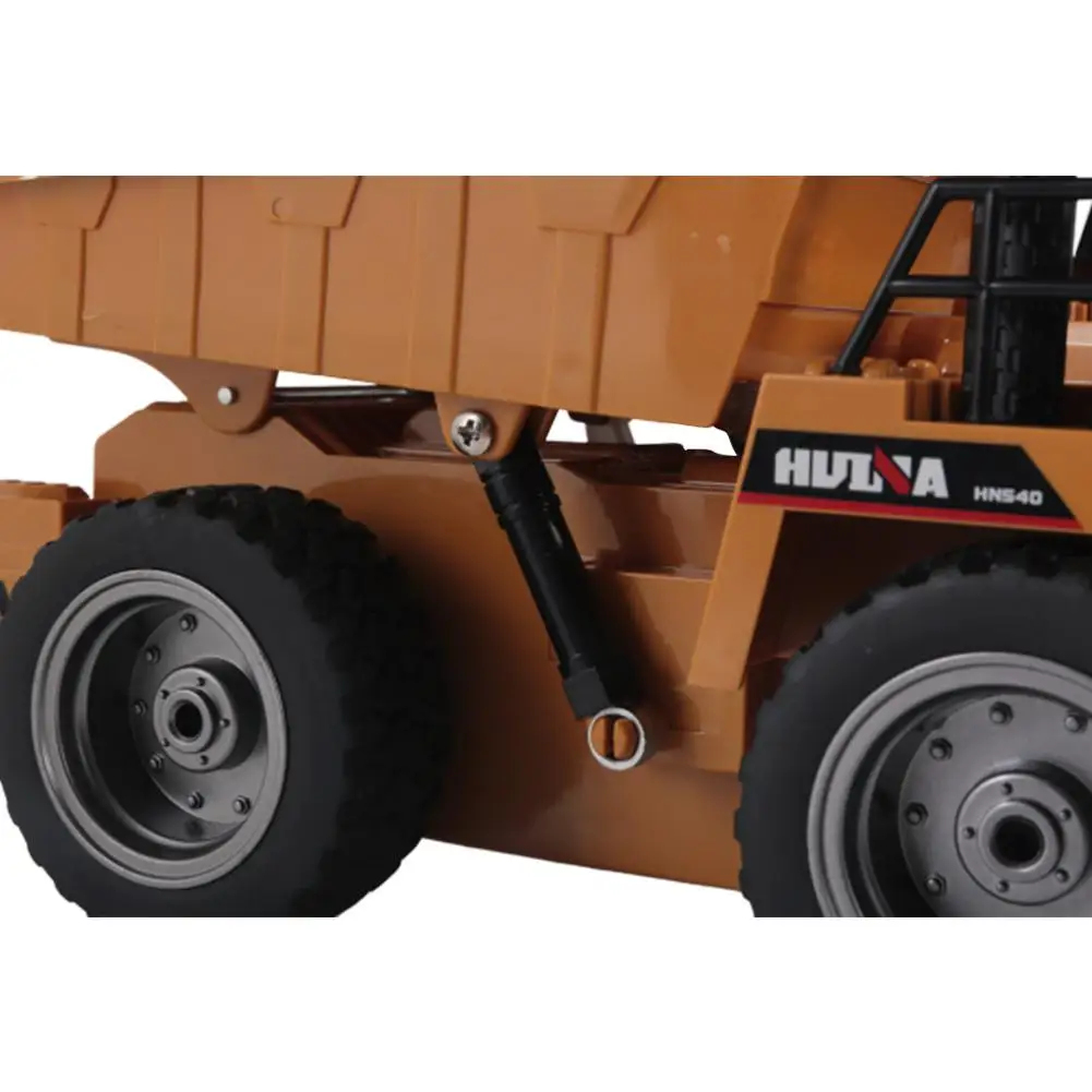 Kuulee RC инженерный автомобиль игрушки 1540 шесть каналов 1/18 RC металлический самосвал зарядка RC модель автомобиля игрушка