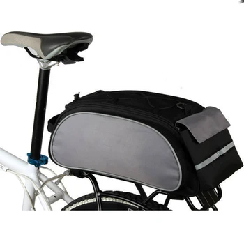 

Pannier Bag Pack Pouch Rack Shoulder Cycling Carrier 13L 600D Polyester