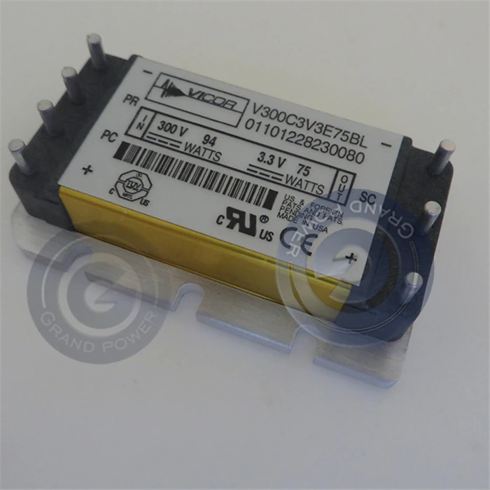 

5PCS V300C3V3E75BL DC-DC 300VIN 1-OUT 3.3V 75W IGBT