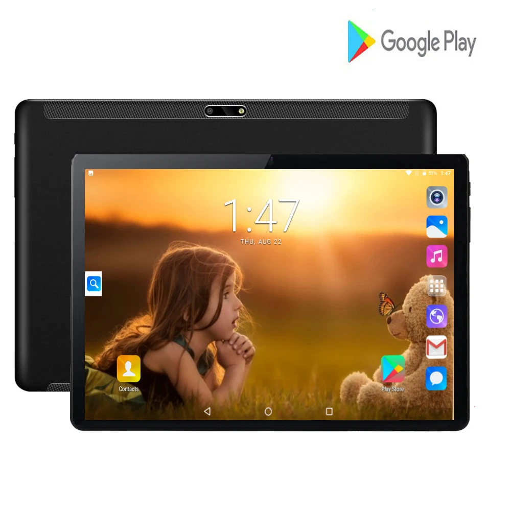 2019 Новый Google Android 9 0 OS 10-дюймовый планшет 4G LTE FDD Восьмиядерный 6 ГБ ОЗУ 64 Гб ПЗУ 1280*800