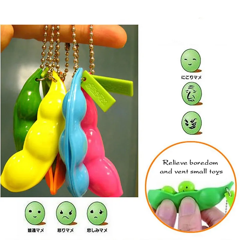 Fidget Squishy Toys Decompression Antistress Fidget Toys Squeeze Peas Beans Keychain Relief for Kids Rubber Stress Reliever Toys 1 Fidget Squishy Toys Decompression Antistress Fidget Toys Squeeze Peas Beans Keychain Relief for Kids Rubber Stress Reliever Toys 1
