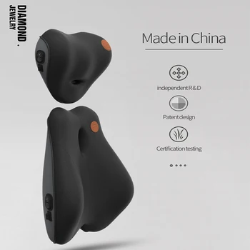 

Universal Car Cushion Seat Neck Pillow Headrest Office Chair Lumbar Support Memory Foam Travel Pillowauto Back Head Accessories