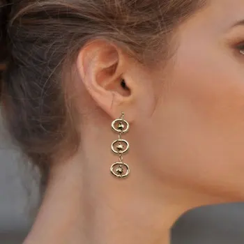 

Luxury Earring For Women kolczyki Christmas Earrings Pendientes Popular Korean Big Golden Earring Jewelry 2020 brincos oorbellen