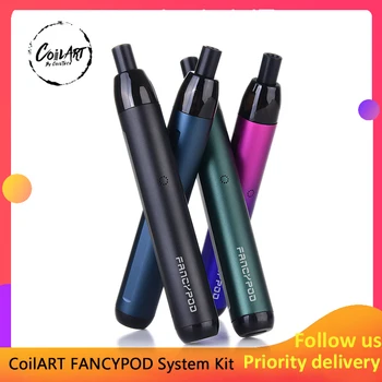 

Original CoilART FANCYPOD System Kit 2ml Vape Pod & 550mAh built-in battery fit 1.2ohm/0.6ohm Cartridge Pod Electronic Cigarette