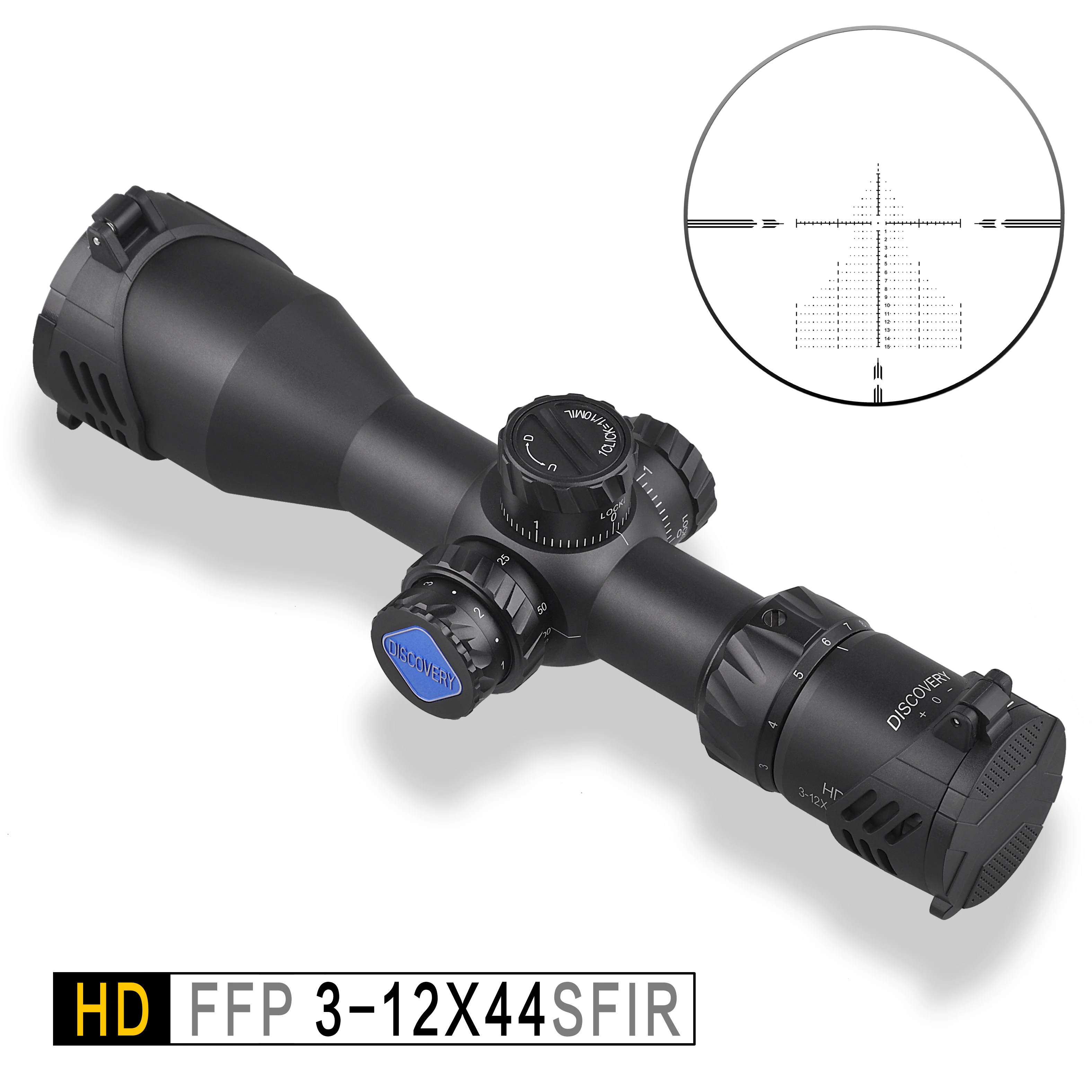 2020 новый компактный прицел Discovery HD FFP 3-12X44 с подсветкой ударопрочный стеклянный