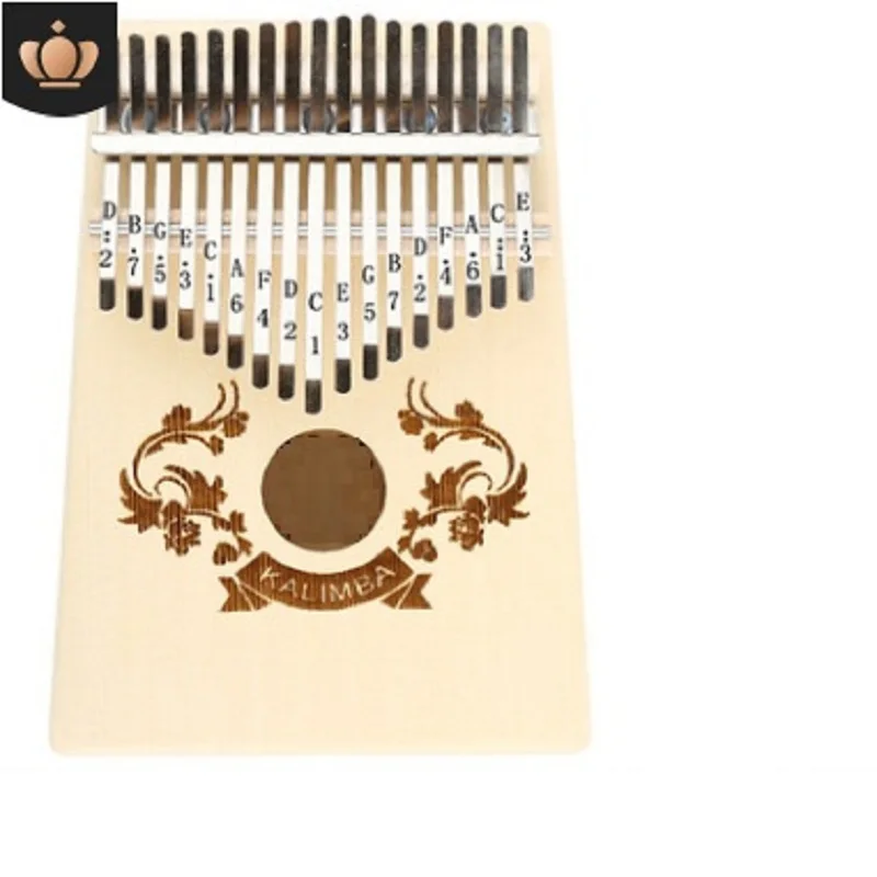 

Veneer spruce Thumb piano Kalimba 17-tone finger piano beginners entry portable musical instrument kalimba finger piano music