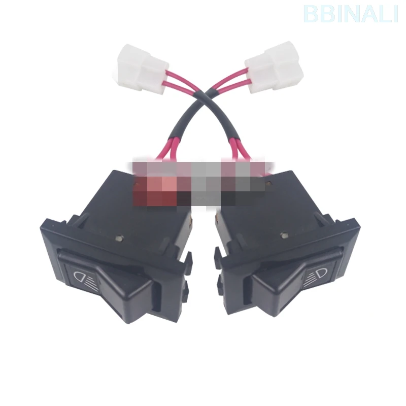 For VOLVO EC KOMATSU PC HITACHI ZX CATERPILLAR CAT KOBELCO SK SANY SY headlight switch button excavator accessories | Автомобили и