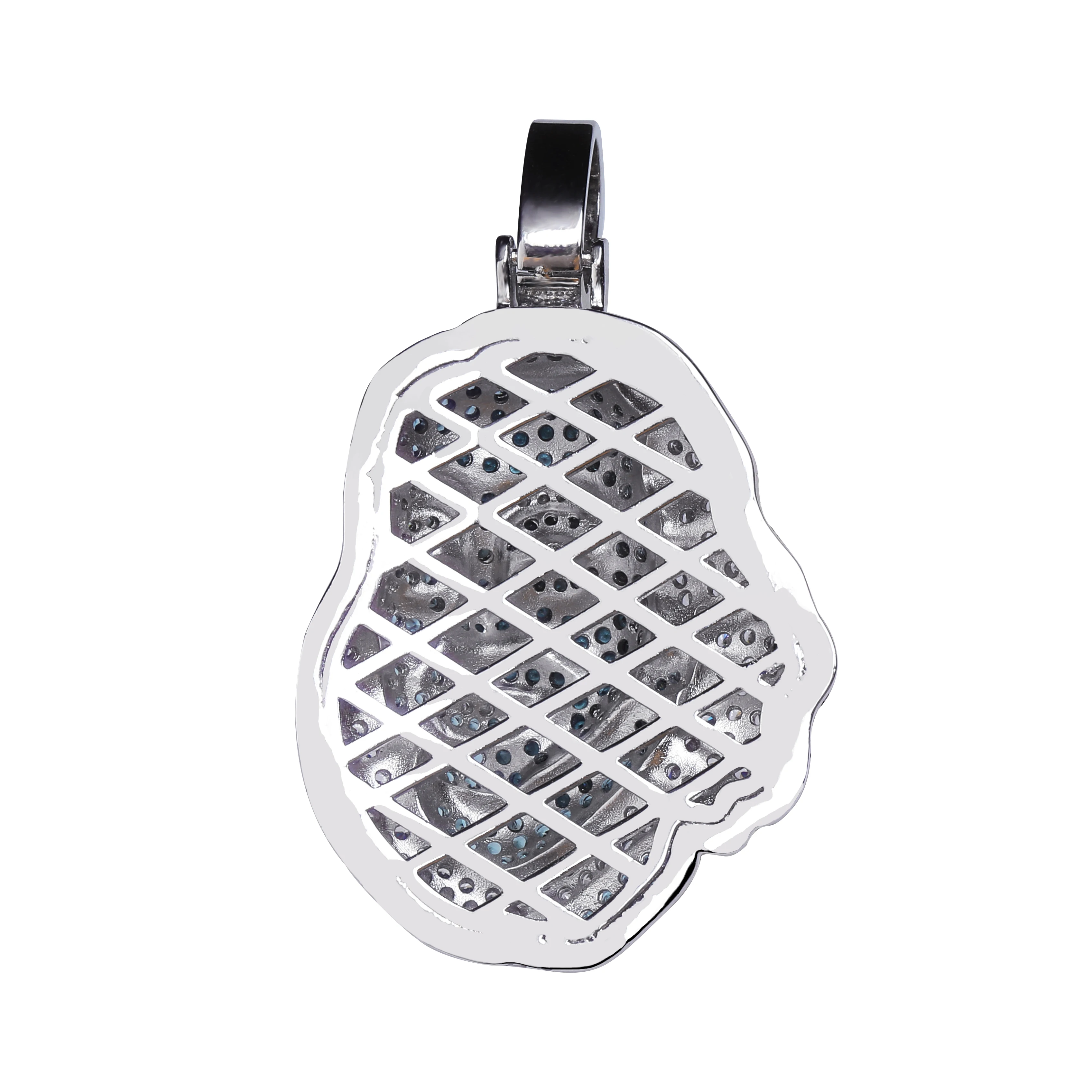 TOPGRILLZ ICEDOUT Blueface Benjamin Piece подвеска с теннисной цепочкой ювелирные изделия в стиле