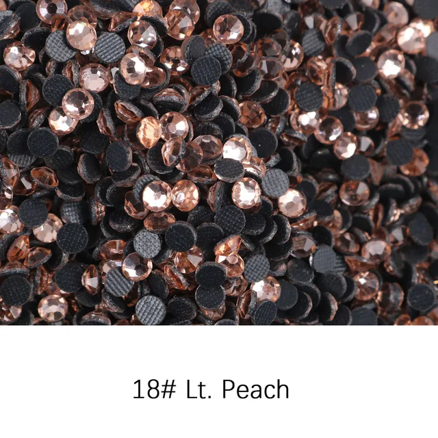 1000 Gross 140,000Pcs  bulk Wholesale Big Pack DMC Hotfix Rhinestones   Crystal Glass  Better Stone With Glue On Stones 18