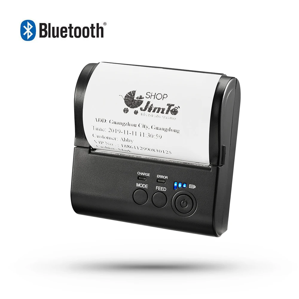 

IssyzonePos Thermal Printer Bluetooth Android iOS Mini 80mm Receipt Printer Barcode Mobile Printer Free POS APP Ticket Retails