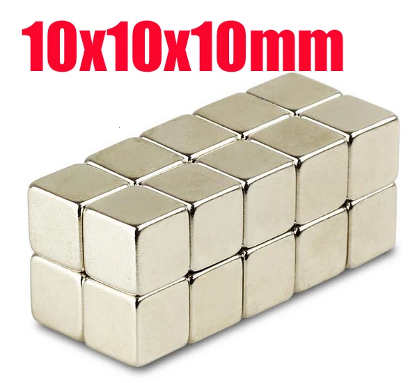 10*10*10 N35 магнит 20 штук сильный блок магнитные кубики 10 мм x 10 мм x 10 мм редкоземельный магнит неодимовый магнит