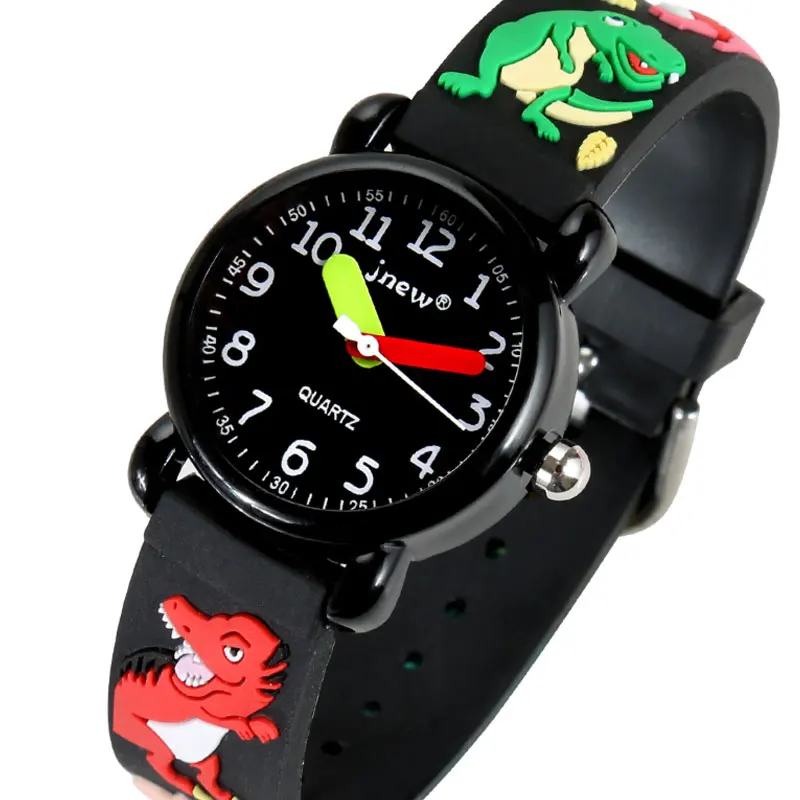 Cute Cartoon Dinosaur Waterproof Quartz Watch Children's Learn Time Watch Birthday Party Gifts Relojes Children's Watch 2020 afbeelding