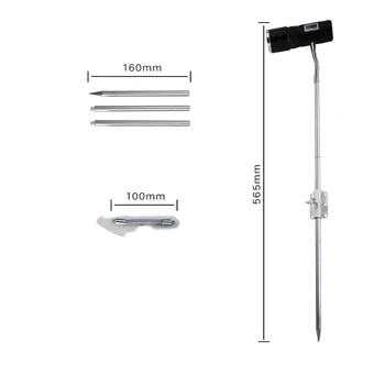 

Universal Fishing Ground Support Light Plug-in Bracket Hose Aluminum Alloy Adjustment Fishing Gear Fishing Tool
