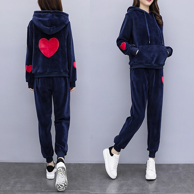 matching velour tracksuits