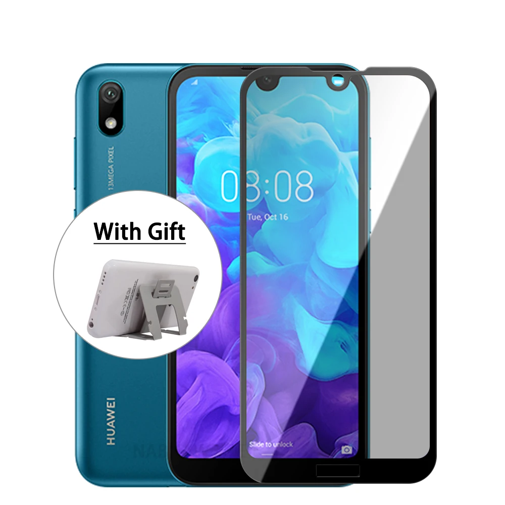 2 шт HUAWEI Y5 2019 закаленное стекло 9H Защитная устойчивая к царапинам пленка AB Клей