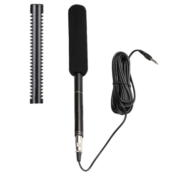 

Professional Interview Microphone Camera Microphone Directional Condenser MIC for PC DSLR DV Camcorders Video Camera
